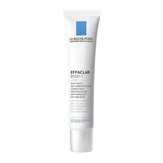 La Roche Posay Effaclar Duo (+) Unifiant Light Επανορθωτική Φροντίδα κατά των Ατελειών με Χρώμα 40ml