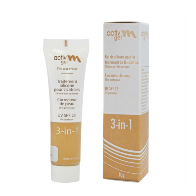 Activm Scar Gel 3 in 1 SPF25 Πρόληψη και Αντιμετώπιση Ουλών 10g