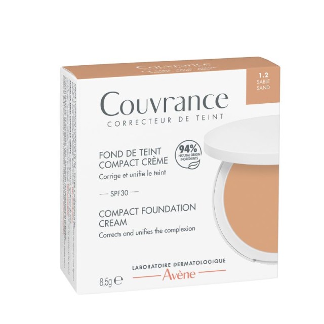 Avène Couvrance Make Up σε Μορφή Στερεής Κρέμας 1.2 Sable SPF30 8.5gr