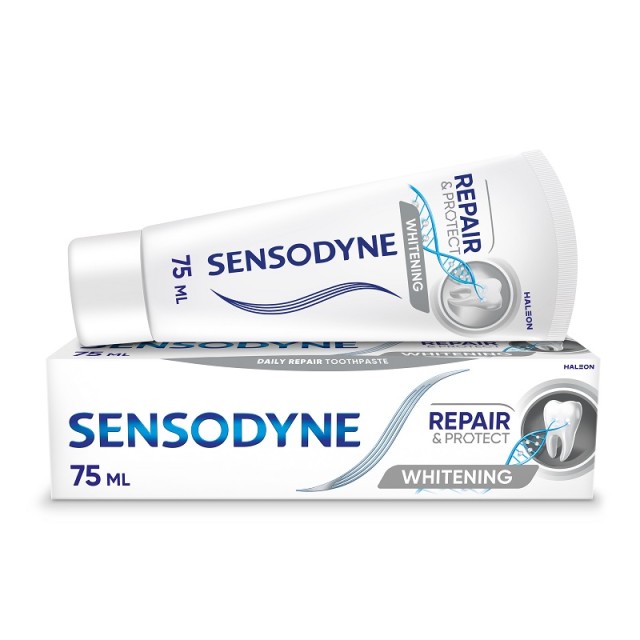 Sensodyne Repair & Protect Whitening, Οδοντόκρεμα για Αναδόμηση και Λεύκανση 75ml