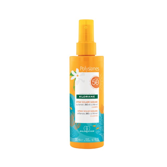 Klorane Polysianes Αντηλιακό Σπρέι Σώματος SPF50 Limited Edition 200ml