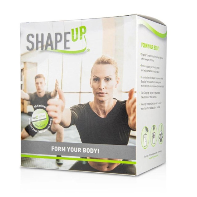 VivaPharm Shape Up Ενίσχυση Μυικής & Σωματικής Μάζας 450g (30 φακελάκια)