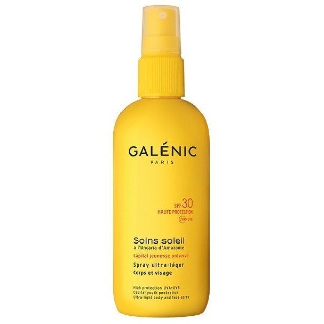 GALENIC SOINS SOLEIL SPRAY LEGERE CORPS ET VISAGE SPF30 125ML