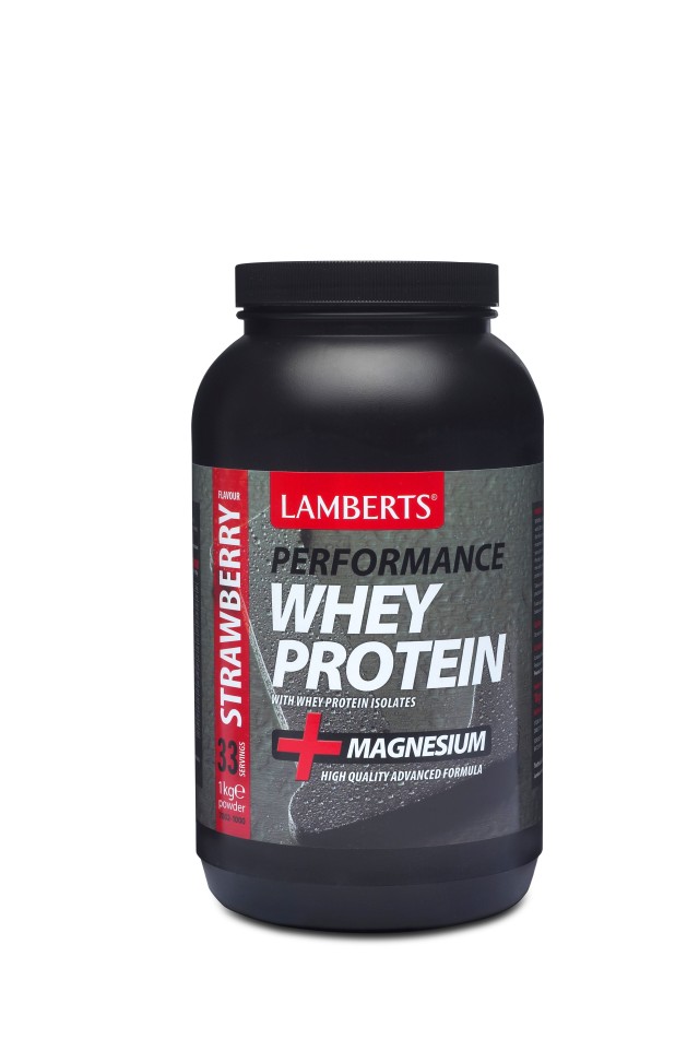 LAMBERTS WHEY PROTEIN STRAWBERRY 1000GR