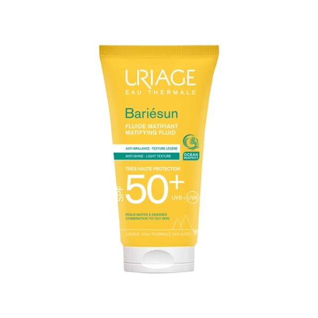 Uriage Bariesun Mat Fluide SPF50+ Αντηλιακή Προσώπου για Λιπαρό Δέρμα 50ml