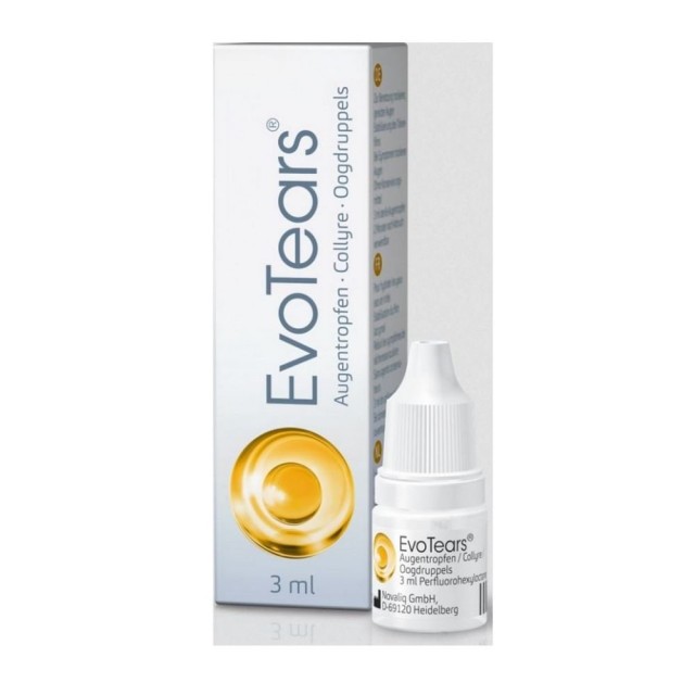 Evo Tears Drops 3ml (Οφθαλμολογικές Σταγόνες για την Αντιμετώπιση της Ξηροφθαλμίας)