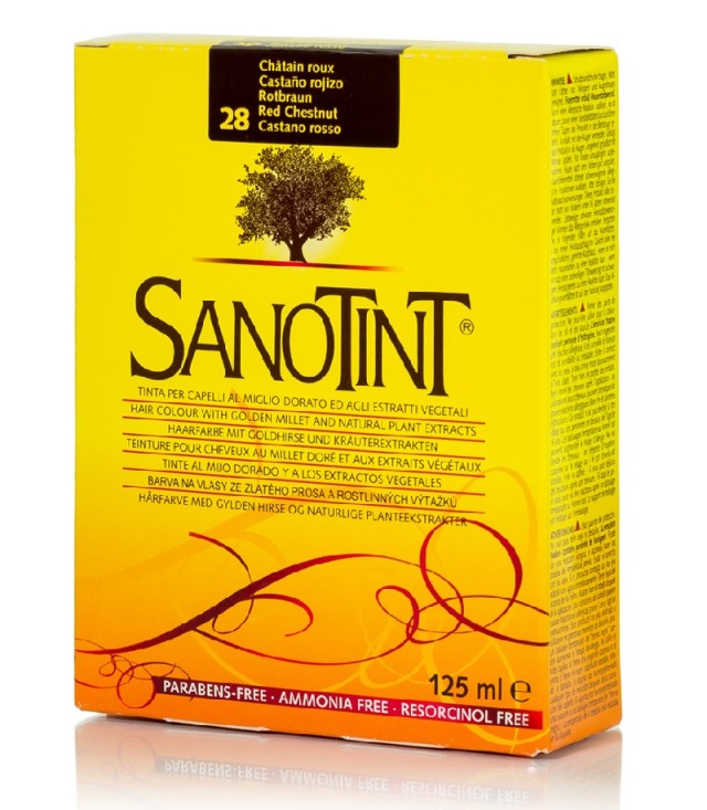 Sanotint Βαφή Μαλλιών 28 Red Chestnut 125ml