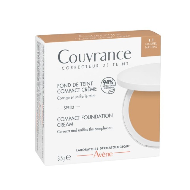 Avène Couvrance Make Up σε Μορφή Στερεής Κρέμας 1.1 Naturel SPF30 8.5gr