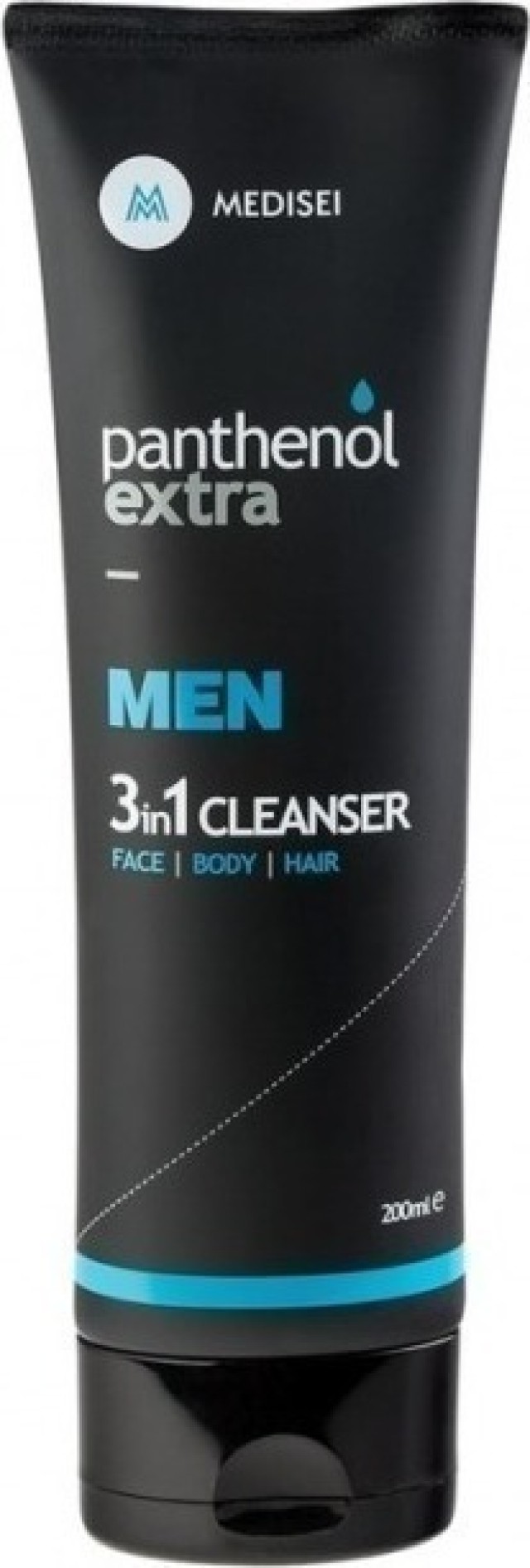 Panthenol Extra Men 3 in 1 Cleanser 200ml Ανδρικό Αφρόλουτρο και Σαμπουάν