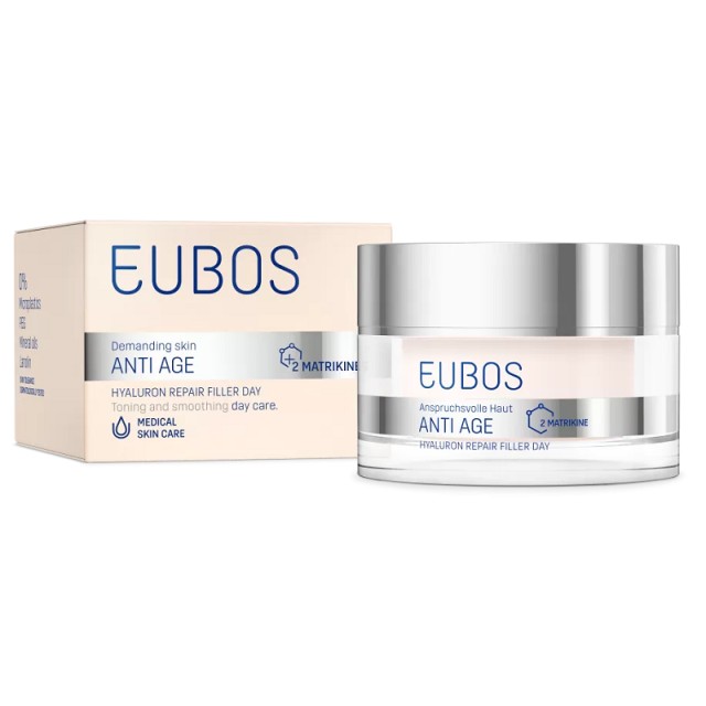 Eubos Anti Age Hyaluron Repair Filler Day Αντιγηραντική Κρέμα Ημέρας 50ml