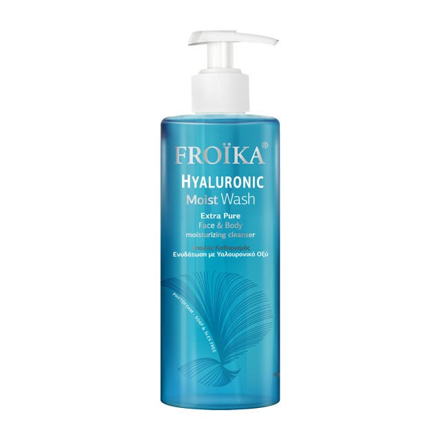 Froika Hyaluronic Moist Wash Face & Body Moisturizing Cleanser Ενυδατικό Υγρό Καθαρισμού για Πρόσωπο & Σώμα 400ml