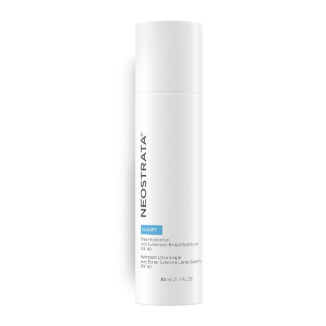 NeoStrata Clarify Sheer Hydration Sunscreen Broad Spectrum SPF40 Ενυδατική Κρέμα με Αντηλιακό Δείκτη Ευρεός Φάσματος SPF40 50ml