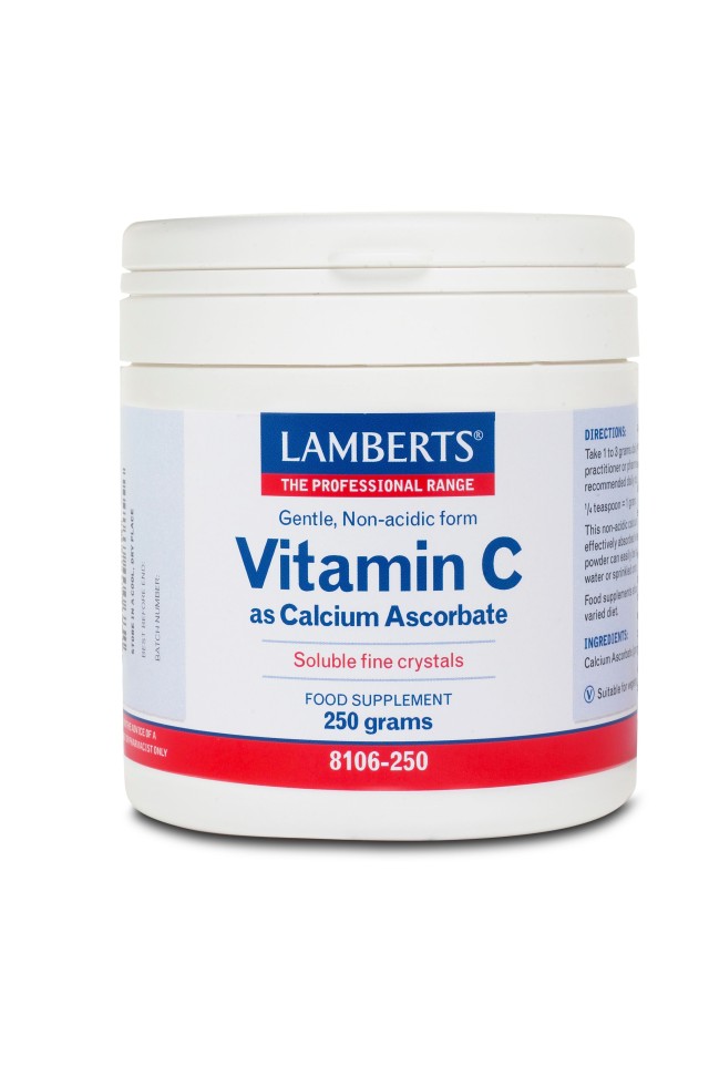 LAMBERTS CALCIUM ASCORBATE 250GR CRYSTALIC