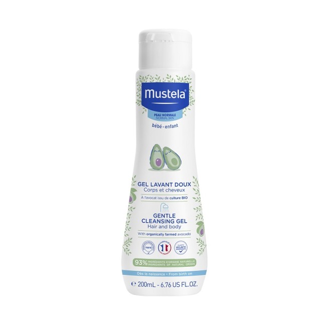 Mustela Gentle Cleansing Gel Απαλό Τζελ Καθαρισμού 200ml