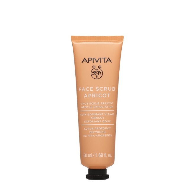 Apivita Face Scrub Ήπιας Απολέπισης με Βερύκοκο 50ml