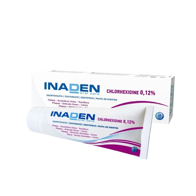 Inaden Chlorhexidine 0.12% Toothpaste Οδοντόκρεμα Χλωρεξιδίνης 75ml