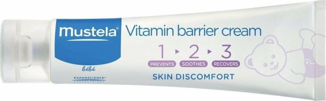 Mustela 123 Vitamin Barrier Cream Κρέμα Αλλαγής Πάνας 100ml