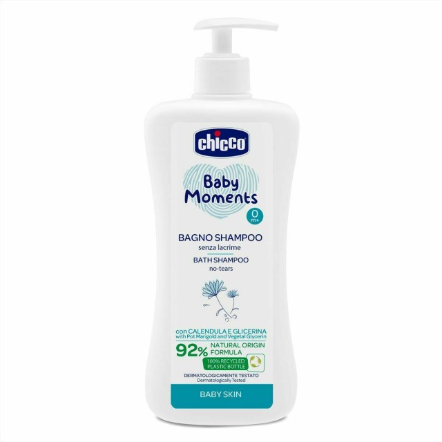 Chicco Αφρόλουτρο και Σαμπουάν New Baby Moments 500ml (10591-80)