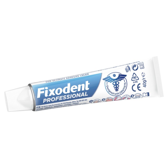 Fixodent Professional Στερεωτική Κρέμα Τεχνητής Οδοντοστοιχίας 40gr