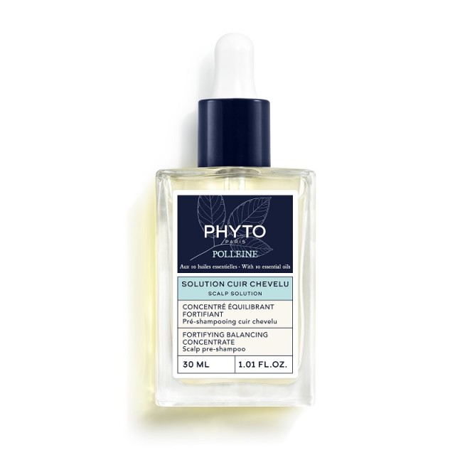 Phyto Polleine Fortifying Balancing Concentrate Δυναμωτικό & Εξισορροπιστικό Συμπύκνωμα πριν το Λούσιμο 30ml