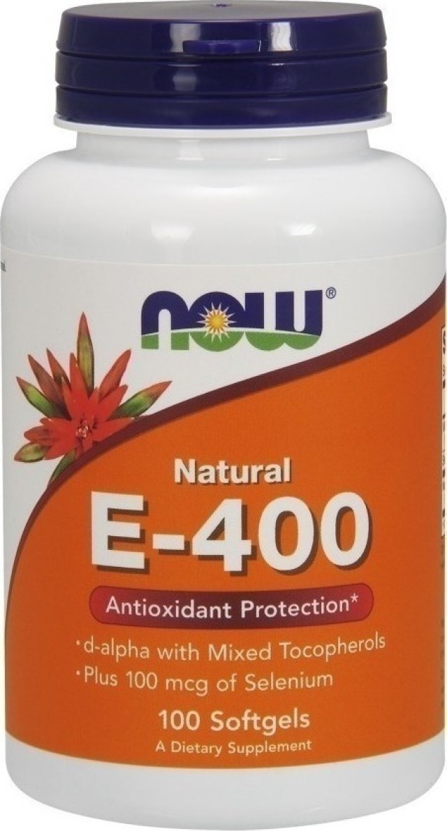 Now E400 IU w/ Selenium 100 softgels