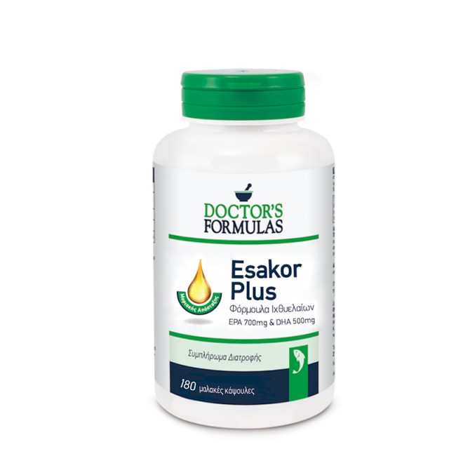 Doctors Formulas Esakor Plus EPA 700mg - DHA 500mg 180 μαλακές κάψουλες