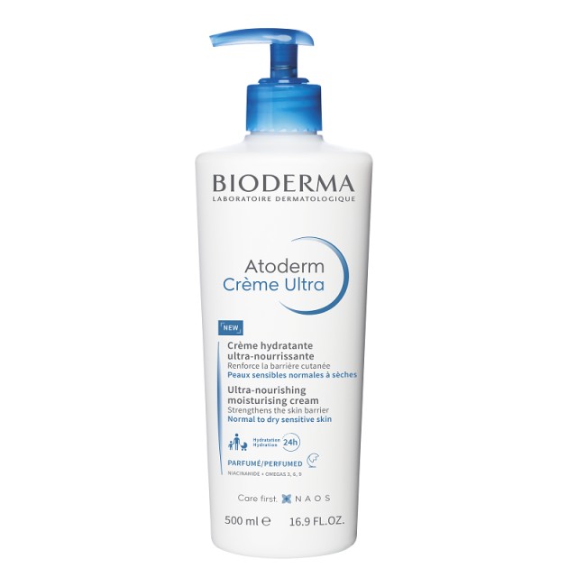 Bioderma Atoderm Creme Ultra-Nourishing Cream Normal to Dry Sensitive Skin 500ml