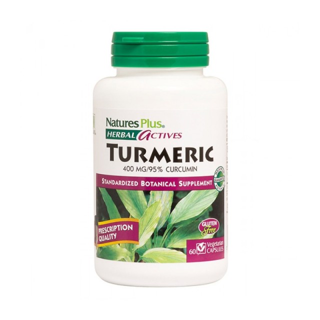 Natures Plus Turmeric 400mg 60 φυτικές κάψουλες