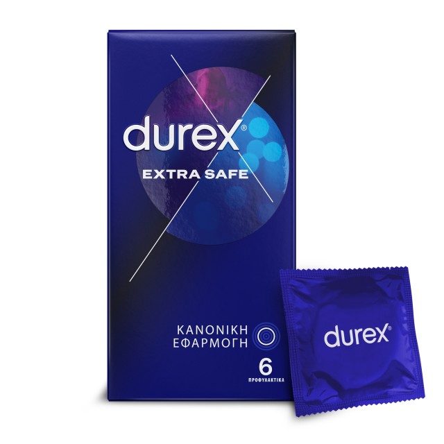 Durex Προφυλακτικά Extra Safe 6 τεμάχια