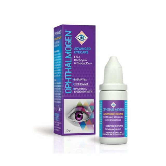 Ophthalmogen Advanced Eyecare Gel Γέλη Βλεφάρων & Βλεφαρίδων 10gr