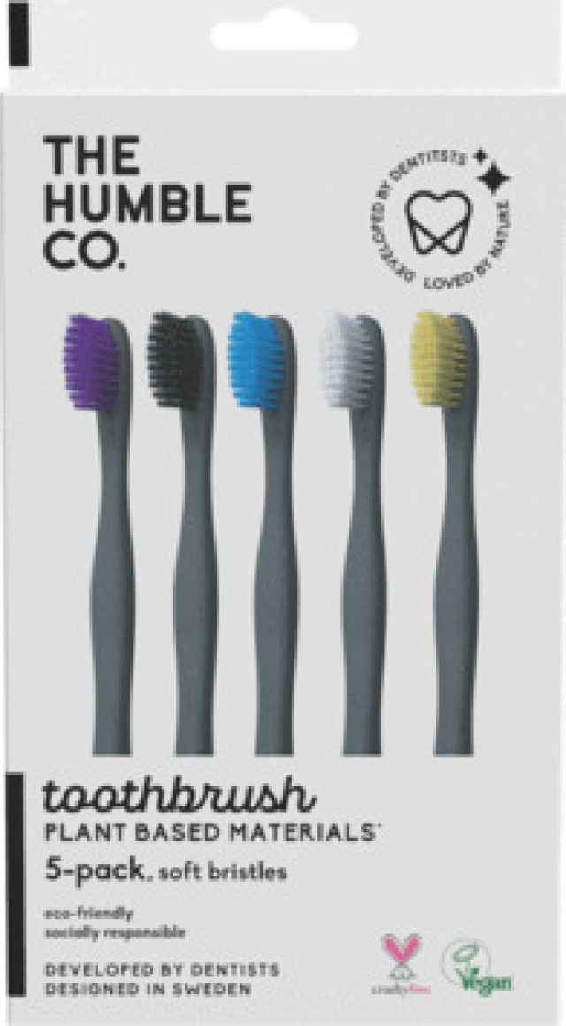 The Humble Co. Plant Based Toothbrush Family Pack Soft