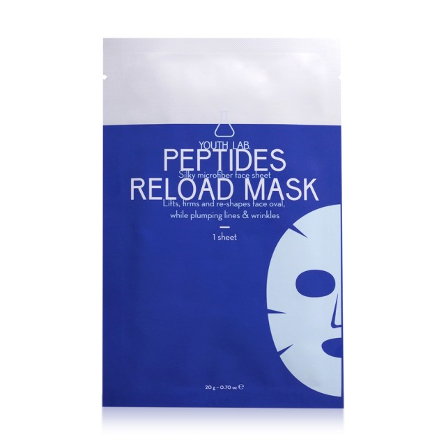 Youth Lab Peptides Reload Mask, Υφασμάτινη Μάσκα Αναδόμησης για Ώριμες Επιδερμίδες 1τμχ