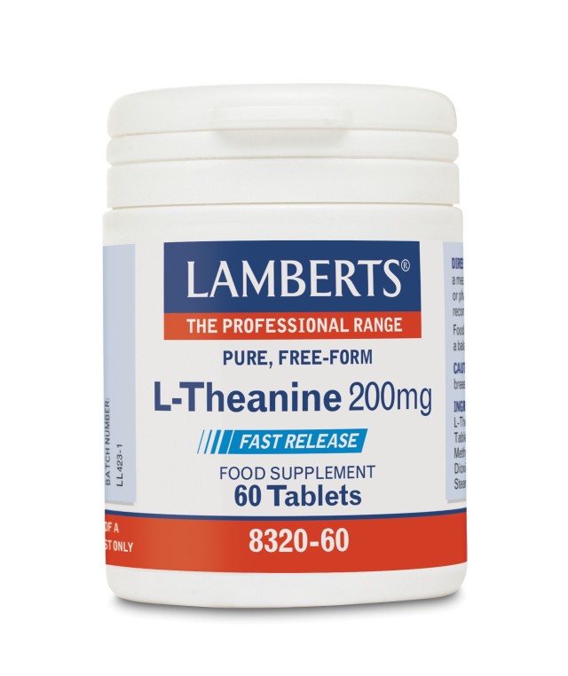 LAMBERTS L-THEANINE 200MG 60TABS