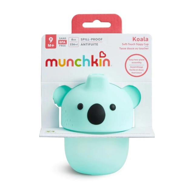 Munchkin Εκπαιδευτικό Ποτηράκι Koala Soft Touch Sippy Cup 230ml