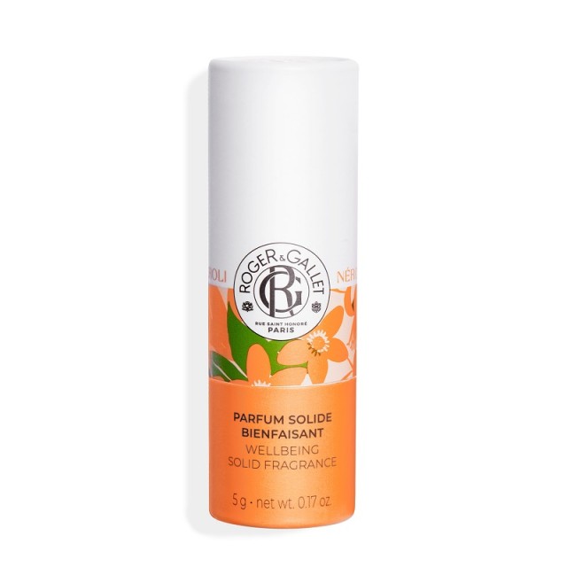 Roger&Gallet Wellbeing Solid Fragrance Αναζωογονητικό Στερεό Άρωμα Neroli 5g