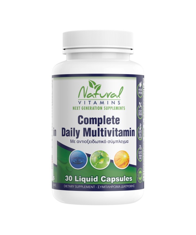 Natural Vitamins Complete Daily Multivitamin 30 tabs