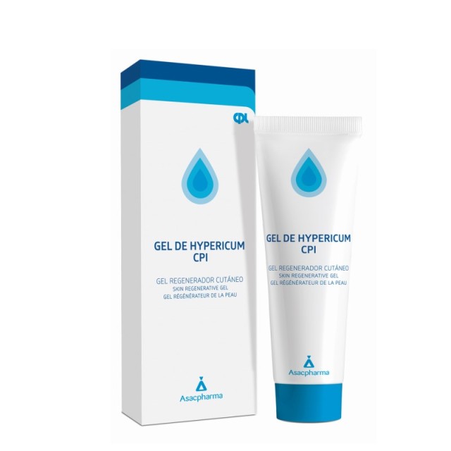 Asacpharma Cpi Gel De Hypericum - Τζελ για την Ταχεία & Ομαλή Επούλωση Πληγών & Τραυμάτων 50ml