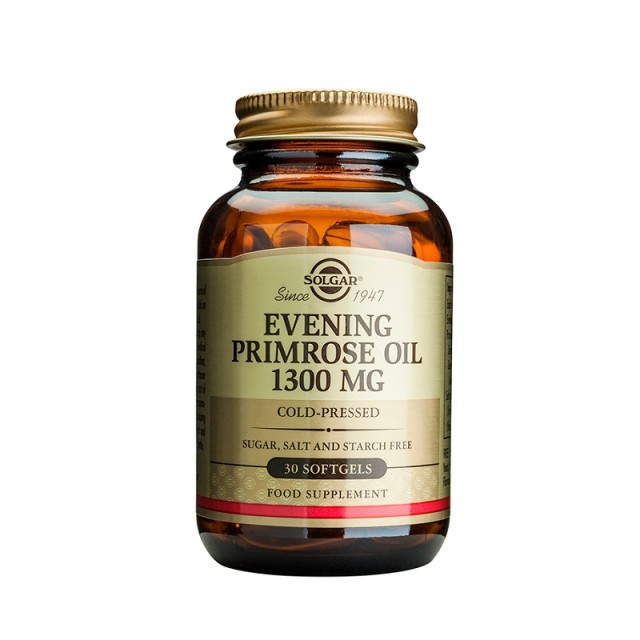 Solgar Evening Primrose Oil 1300mg Cold Pressed 30 μαλακές κάψουλες