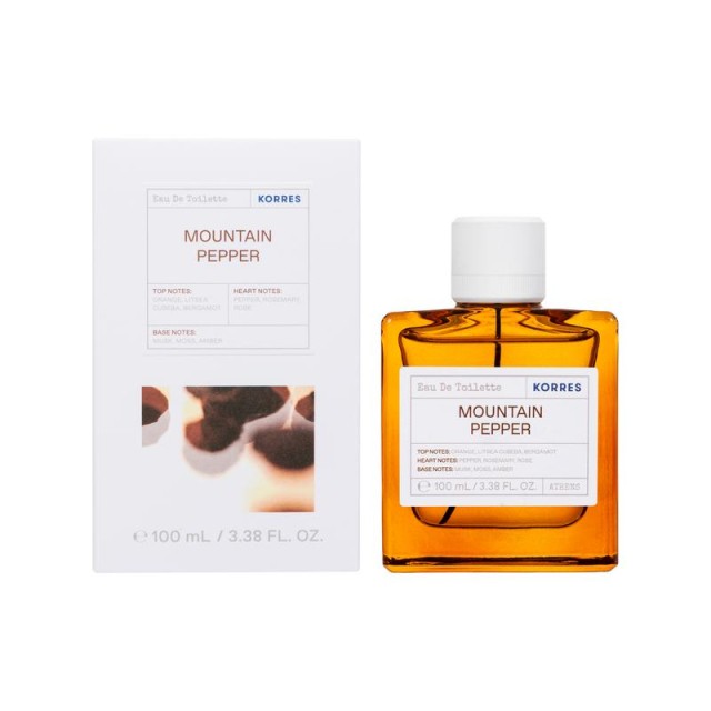 Korres Mountain Pepper Eau De Toilette 100ml