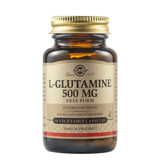 Solgar L-Glutamine 500mg 50 φυτικές κάψουλες