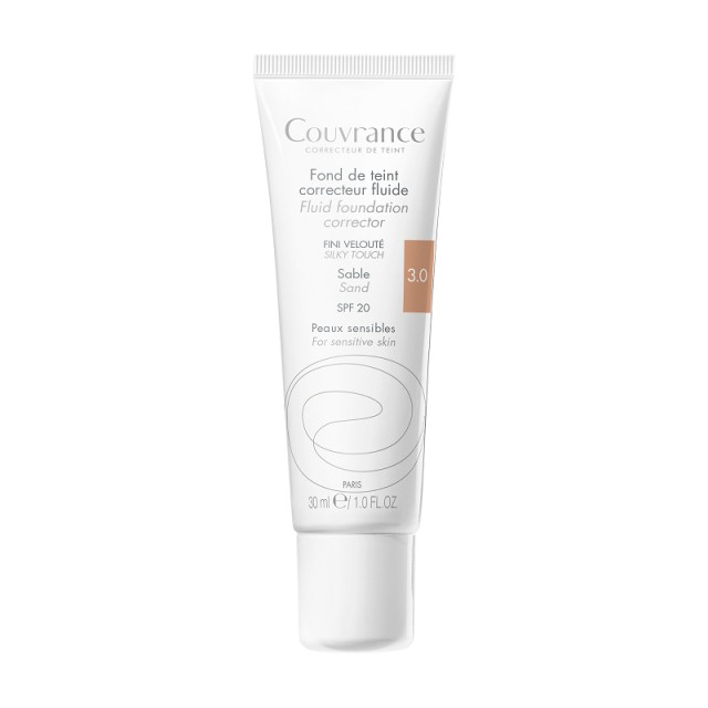 Avene Couvrance Fond De Teint Correcteur Fluide Sable 3.0 SPF20 Υγρό Διορθωτικό Μέικ Απ 30ml