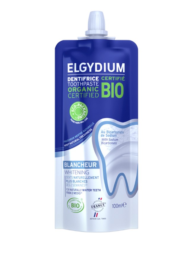 Elgydium Whitening Bio-eco T/p  Βιολογική Οδοντόπαστα Για Πιο Λευκά Δόντια  100ml