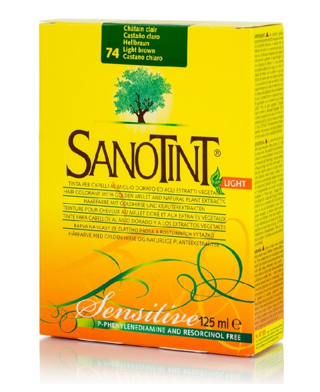 Sanotint Light Bαφή Μαλλιών No74 Light Brown 125ml