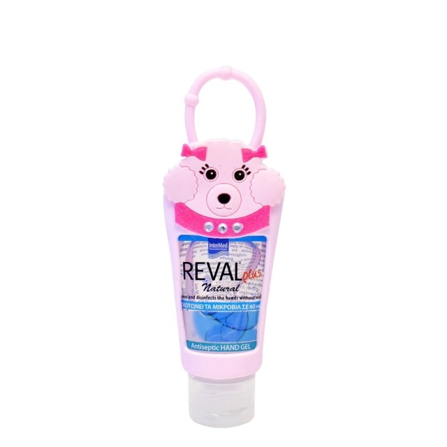 Intermed Reval Plus Antiseptic Hand Gel Νatural Σκυλάκι Ροζ 30ml