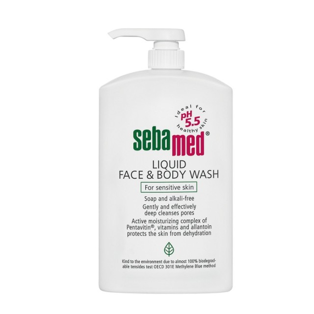 Sebamed Liquid Face and Body Wash 1000ml