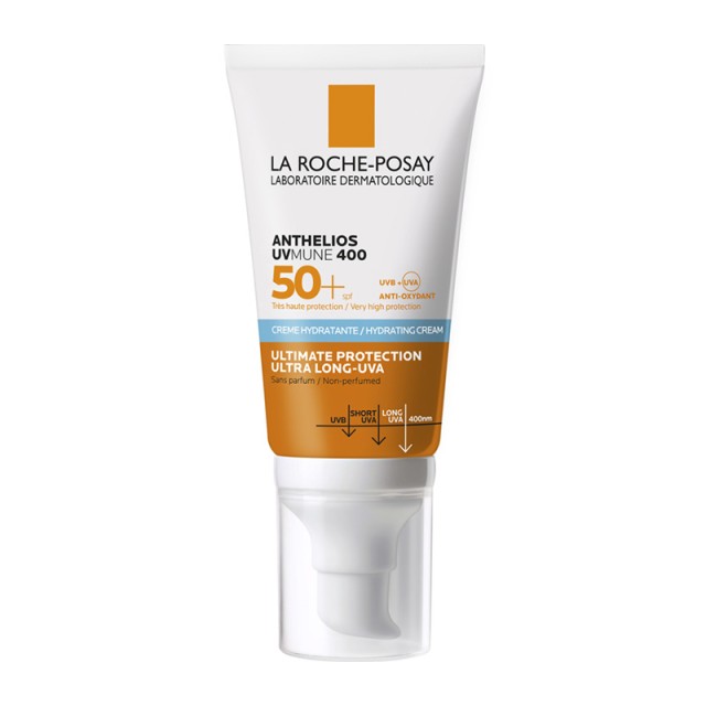 La Roche Posay Anthelios Uvmune 400 Αντηλιακή Ενυδατική Κρέμα SPF50+ Χωρίς Άρωμα 50ml