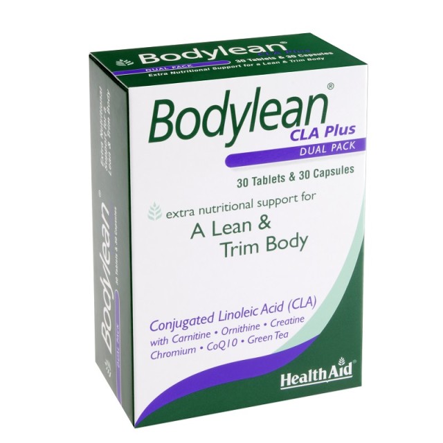 Health Aid Bodylean CLA Plus Συμπλήρωμα για Αδυνάτισμα 30 κάψουλες & 30 ταμπλέτες