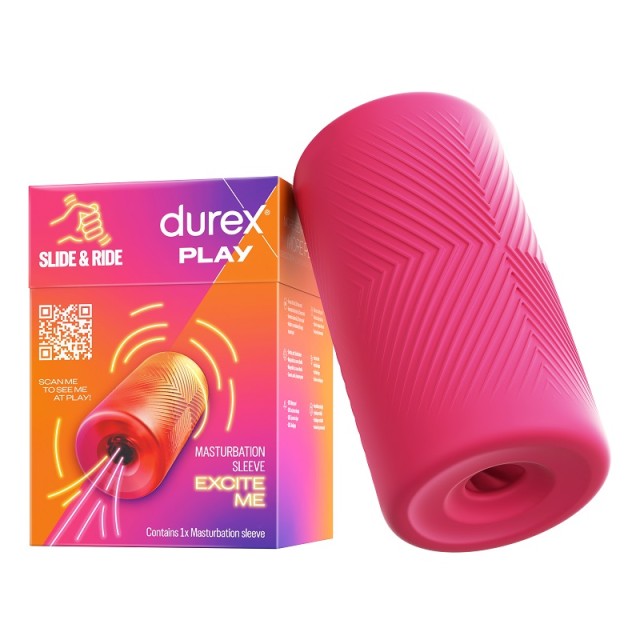 Durex Masturbation Sleeve Excite me Μανίκι Αυνανισμού 1 Τεμάχιο