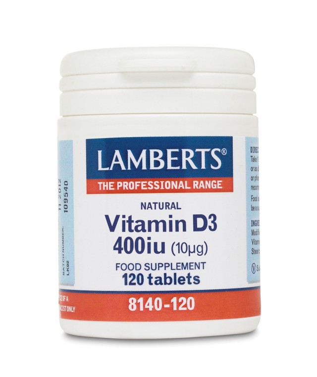 LAMBERTS VITAMIN D3 400IU 120TABS