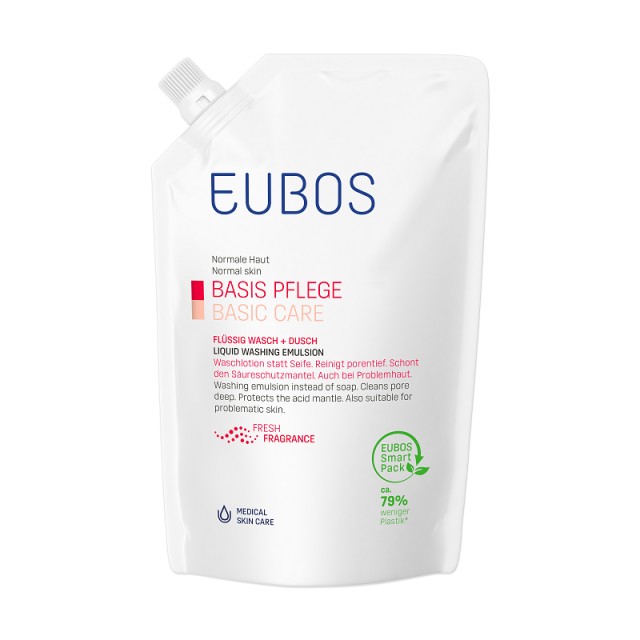 Eubos Red Liquid Washing Emulsion Refill 400ml